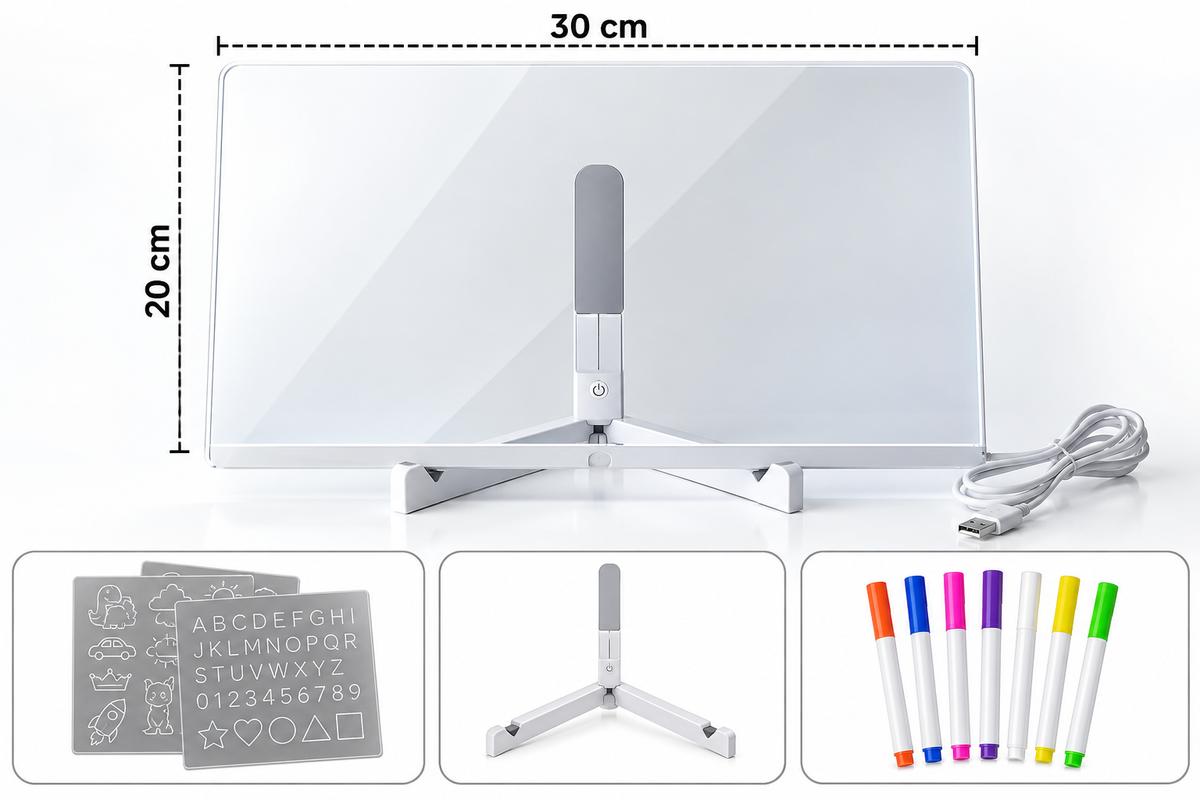 TAVOLETTA LED LUMINOSA™ — IL REGALO IDEALE PER STIMOLARE LA CREATIVITÀ!