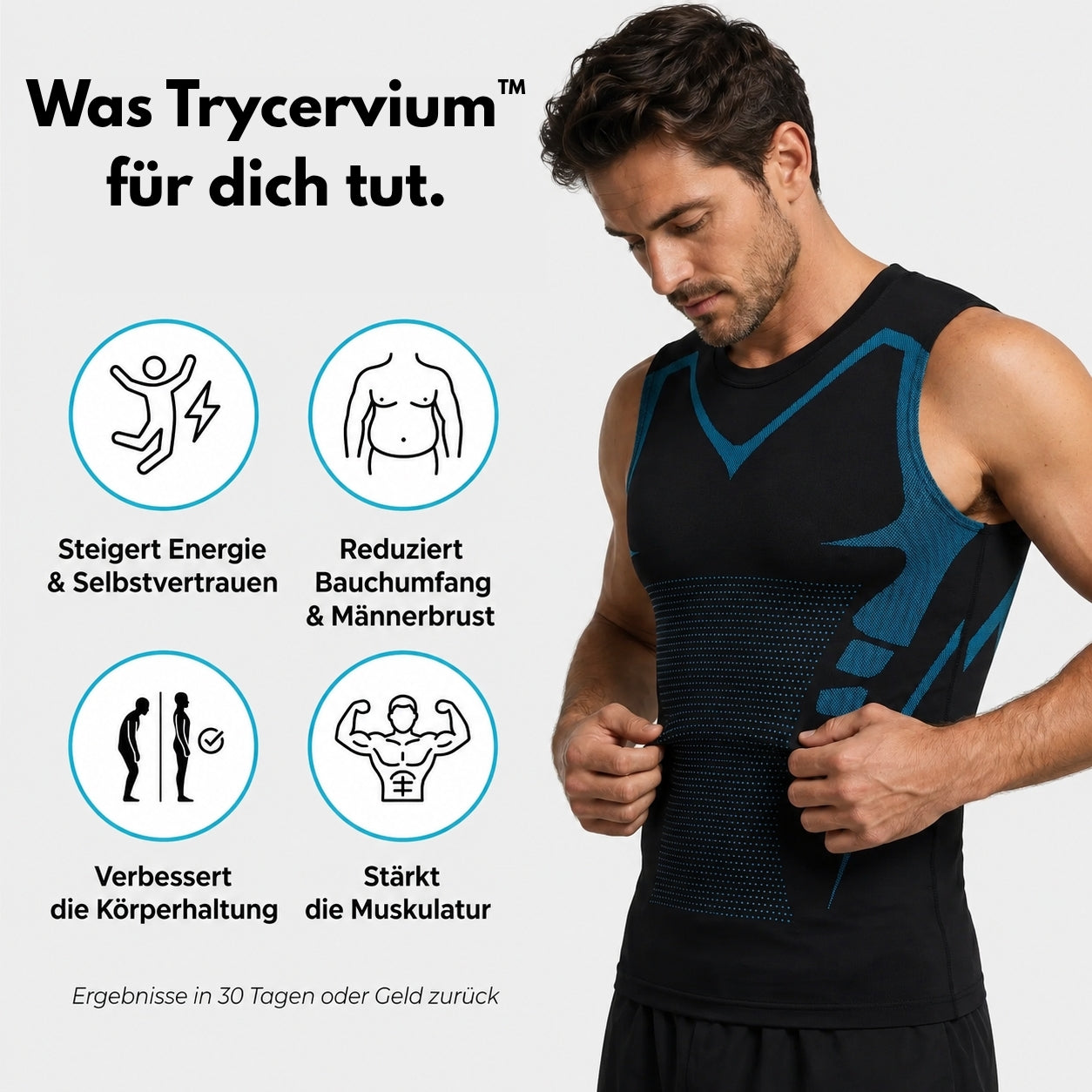 Trycervium™ | Figurformendes Kompressions-Unterhemd
