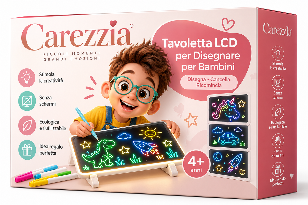 TAVOLETTA LED LUMINOSA™ — IL REGALO IDEALE PER STIMOLARE LA CREATIVITÀ!
