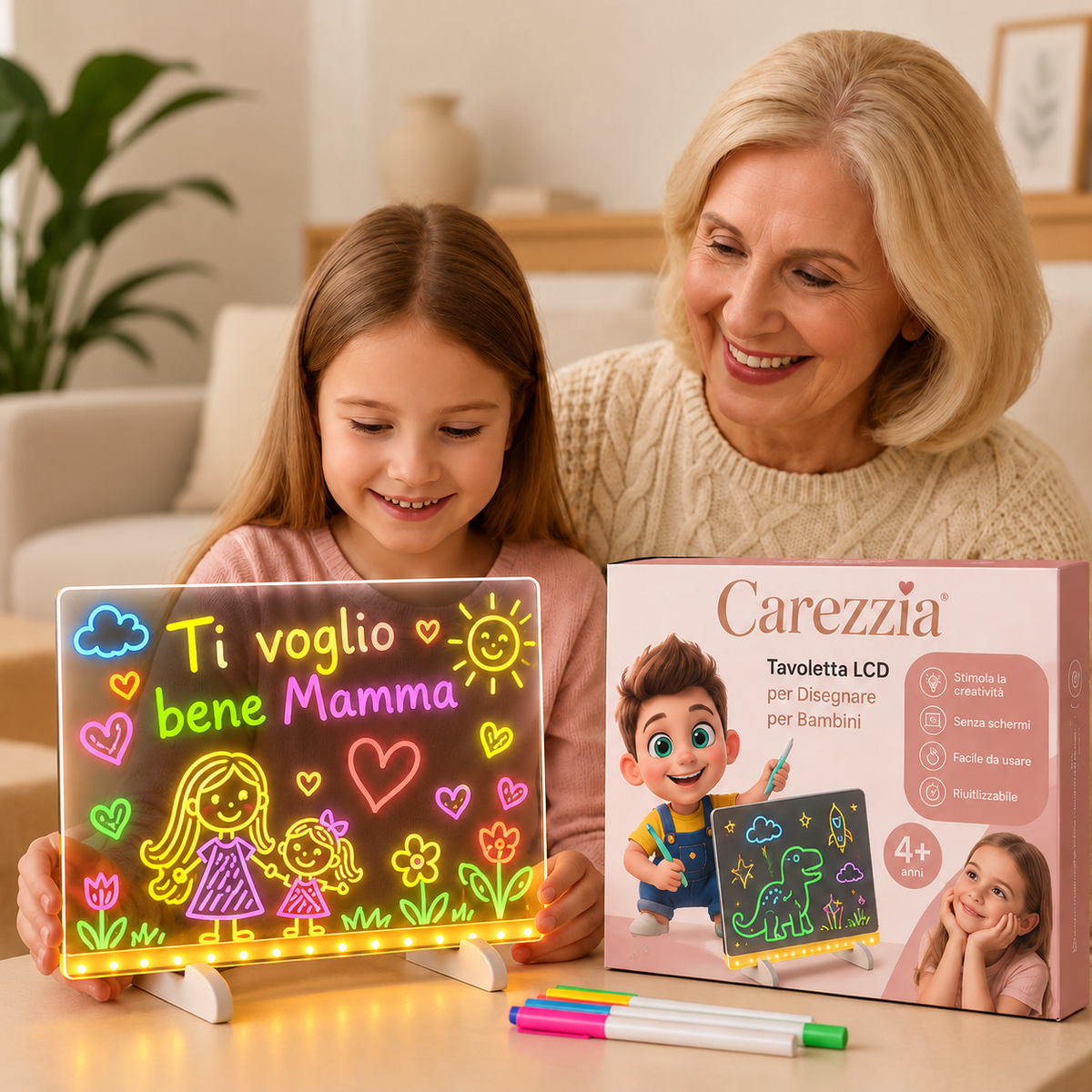 TAVOLETTA LED LUMINOSA™ — IL REGALO IDEALE PER STIMOLARE LA CREATIVITÀ!